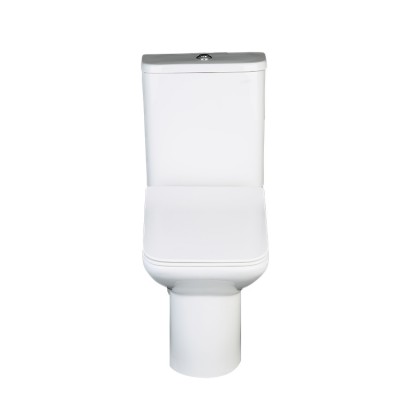 Wholesale multi-function white bathroom ceramic toilet two piece rimless toilet